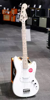 Squier - Sonic Bronco Bass, Maple Fingerboard - Arctic Whit 2